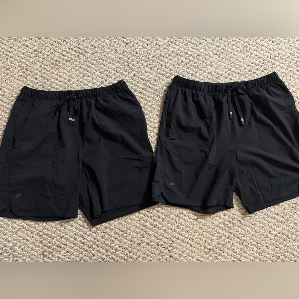 Fabletics Black Athletic Shorts for Men